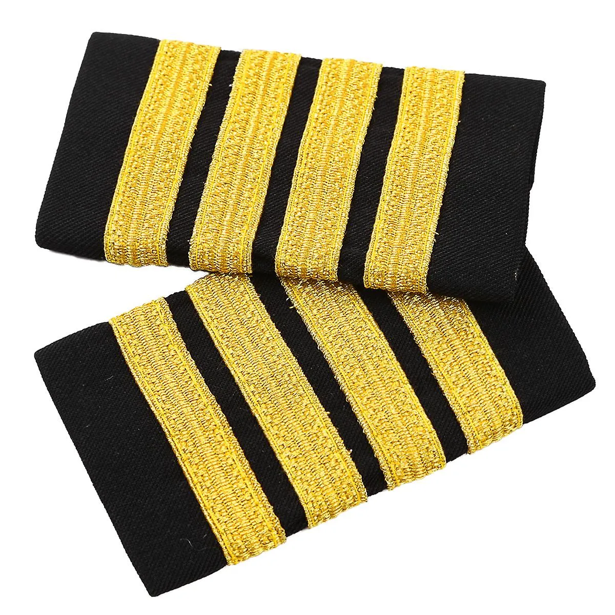 1 par de charreteras Camisa de piloto profesional tradicional Camisa de piloto uniforme Charreteras con insignias de hombro de r