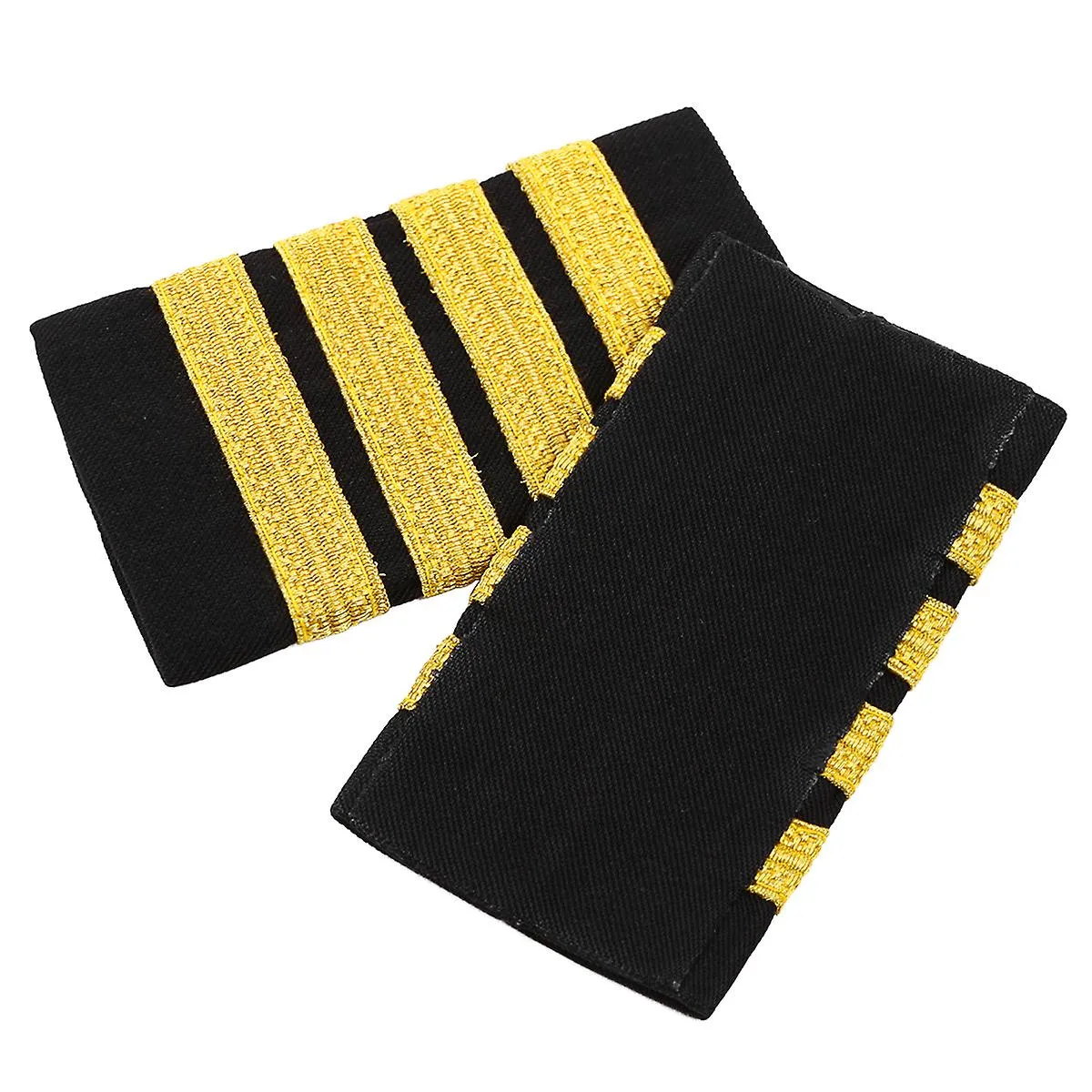 1 par de charreteras Camisa de piloto profesional tradicional Camisa de piloto uniforme Charreteras con insignias de hombro de r