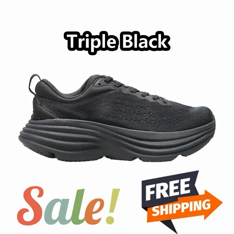 2024 One Clifton 9 Bondi 8 zapatos al aire libre para zapatos para correr Hombres Mujeres Kawana Mafate Elevon Designer Sneakers