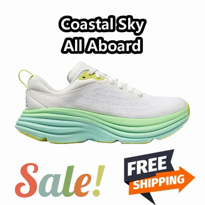 2024 One Clifton 9 Bondi 8 zapatos al aire libre para zapatos para correr Hombres Mujeres Kawana Mafate Elevon Designer Sneakers