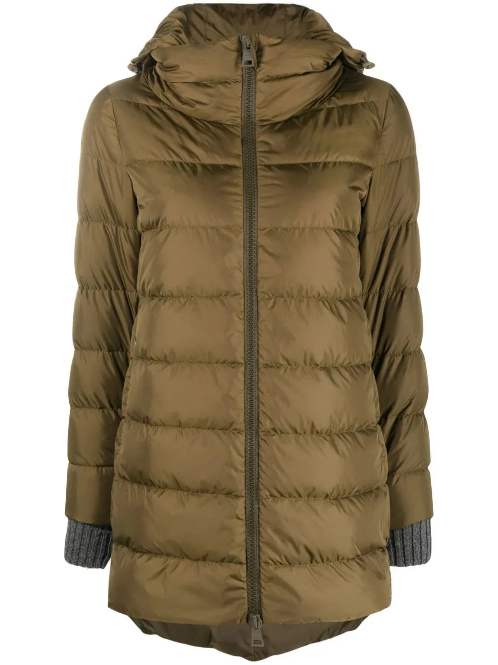 ABRIGO PUFFER KAKI