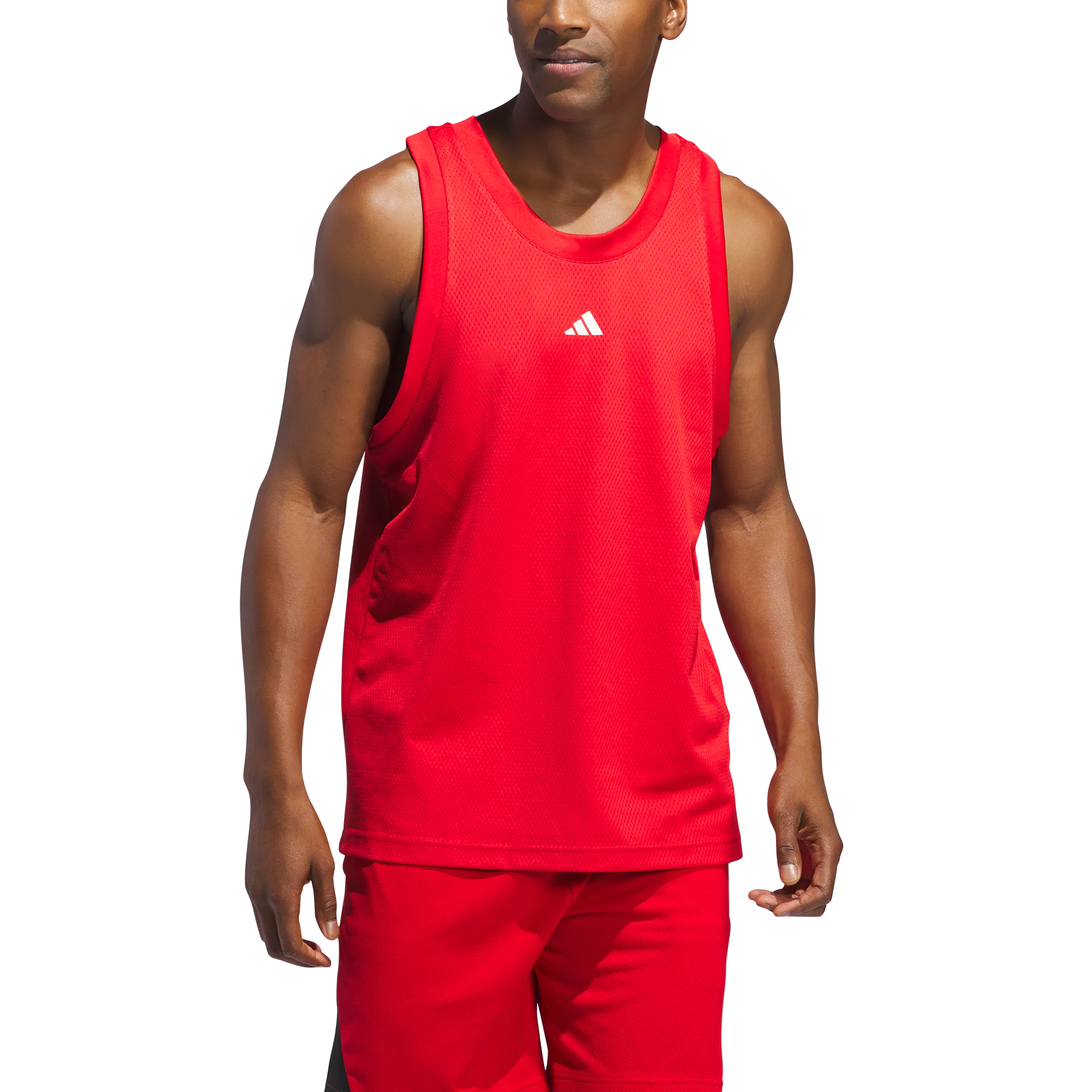 Adidas Basketball Legends Tank Top Better Scarlet / White