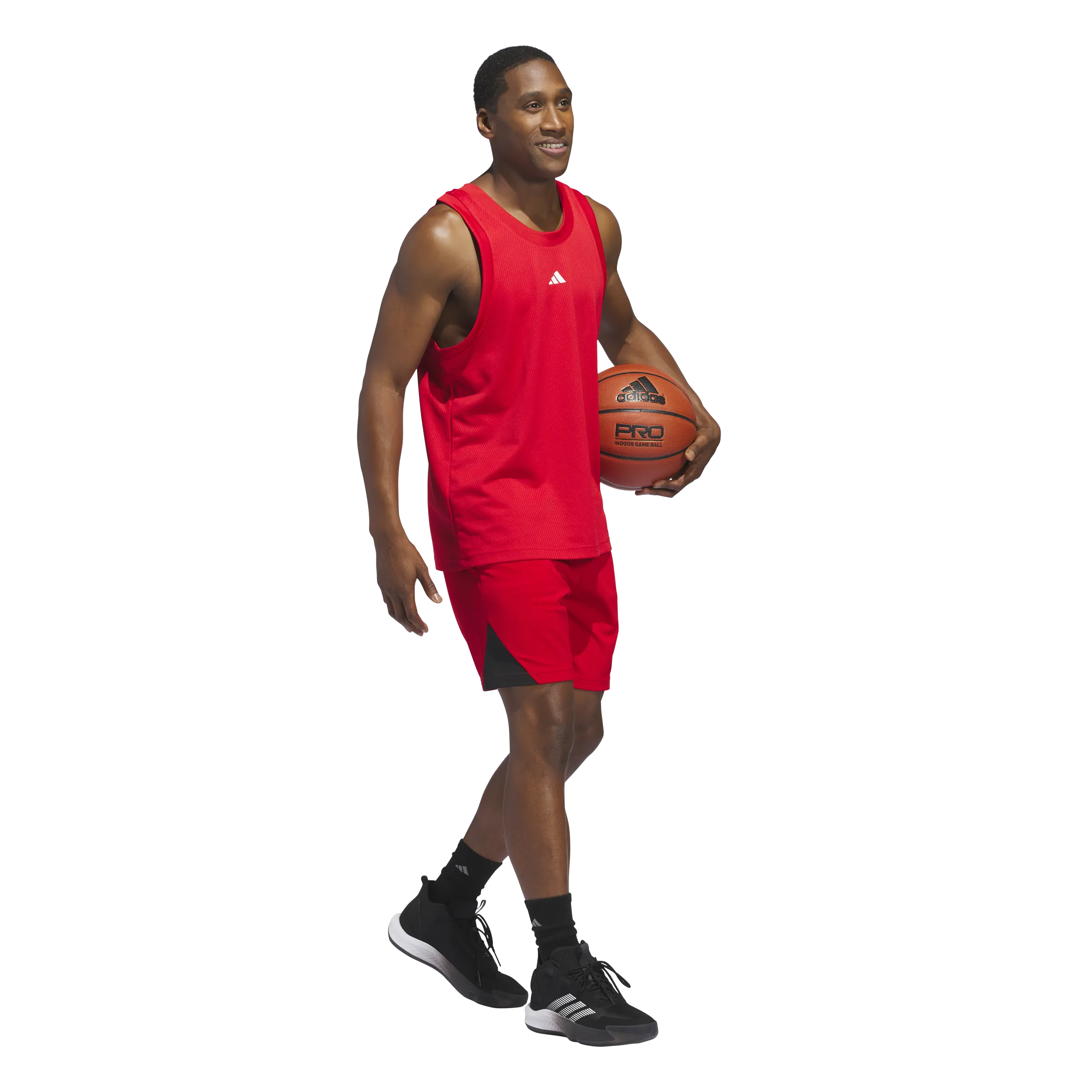 Adidas Basketball Legends Tank Top Better Scarlet / White