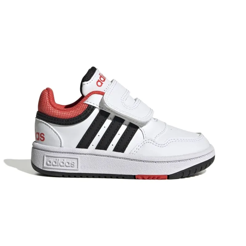 ADIDAS INFANTS HOOPS 3.0 CF I "WHITEBRIGHT RED"