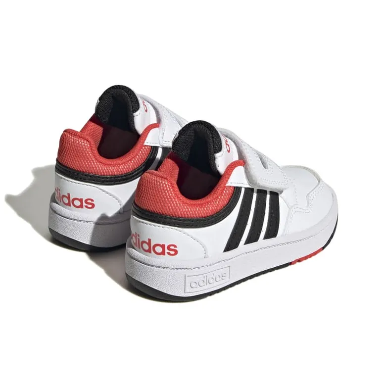 ADIDAS INFANTS HOOPS 3.0 CF I "WHITEBRIGHT RED"