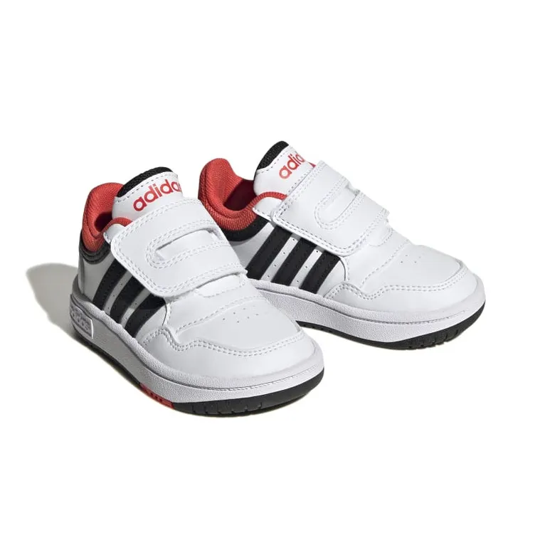 ADIDAS INFANTS HOOPS 3.0 CF I "WHITEBRIGHT RED"