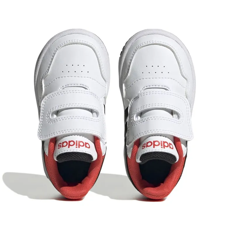 ADIDAS INFANTS HOOPS 3.0 CF I "WHITEBRIGHT RED"