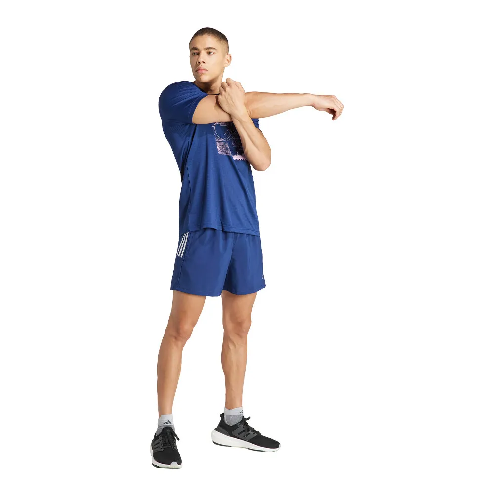 ADIDAS OWN THE RUN 5 PANTALONES CORTOS  AW24