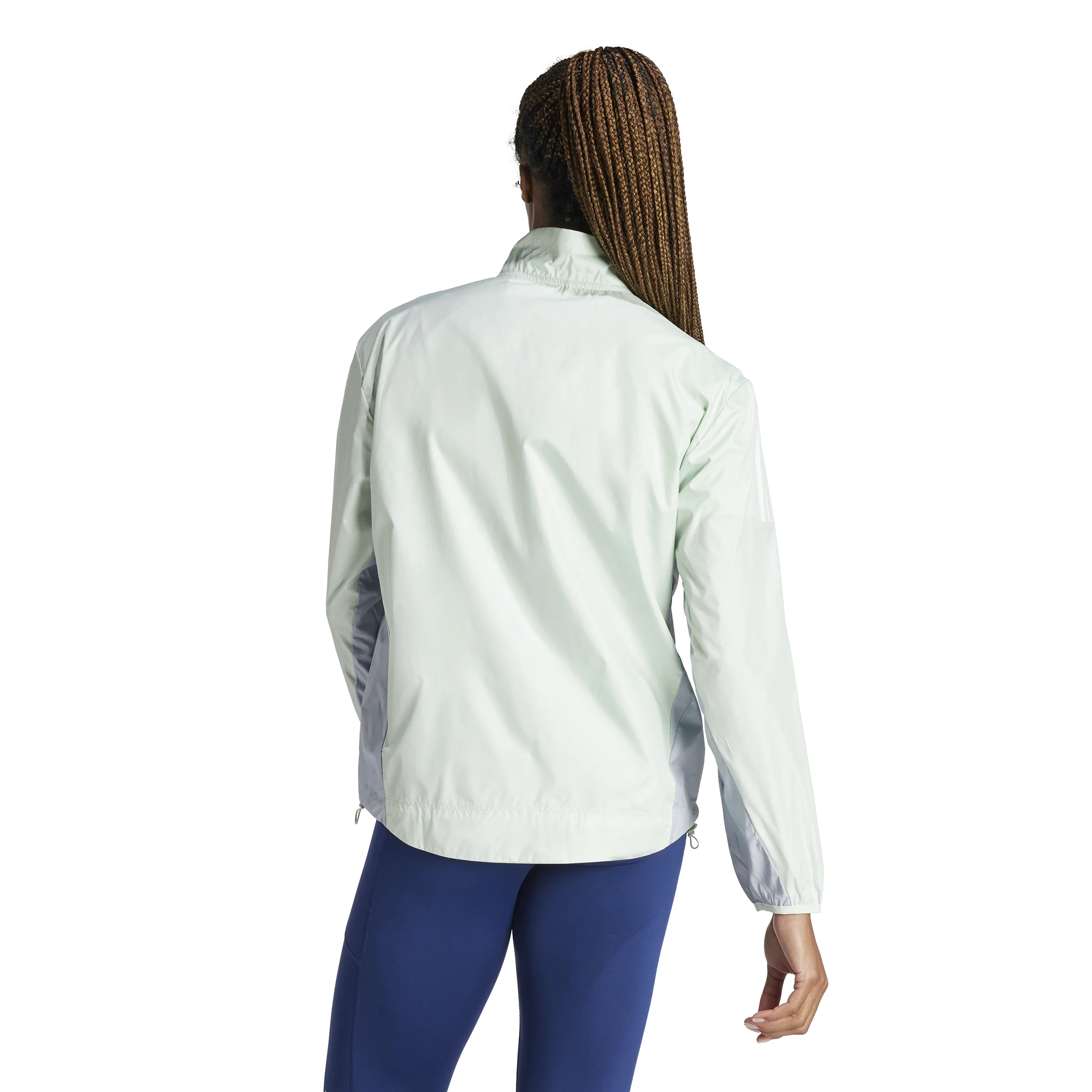 Adidas Own the Run Colorblock Jacket Green