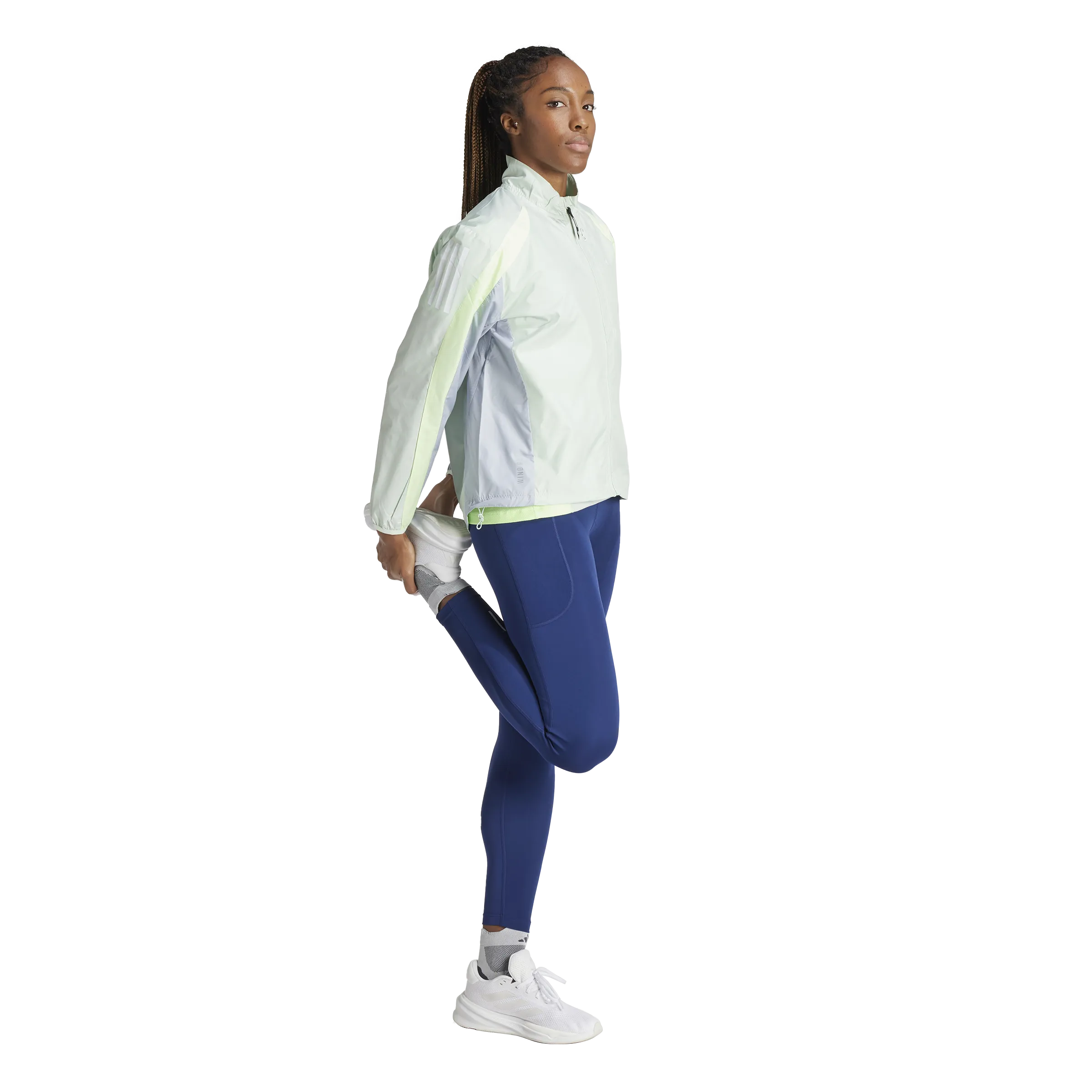 Adidas Own the Run Colorblock Jacket Green