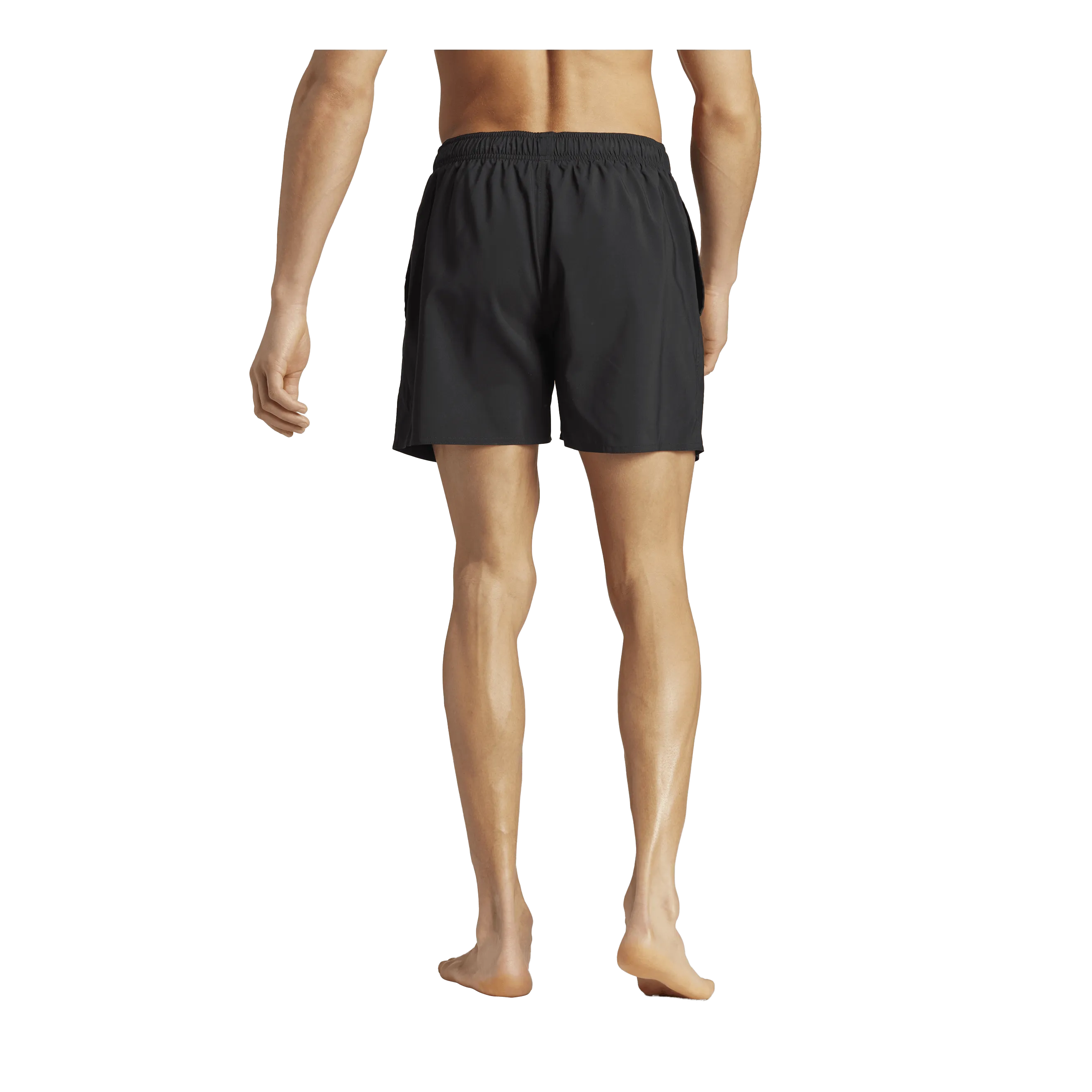 ADIDAS SOLID CLX SHORTLENGTH SWIM SHORTS BLACK / LUCID LEMON