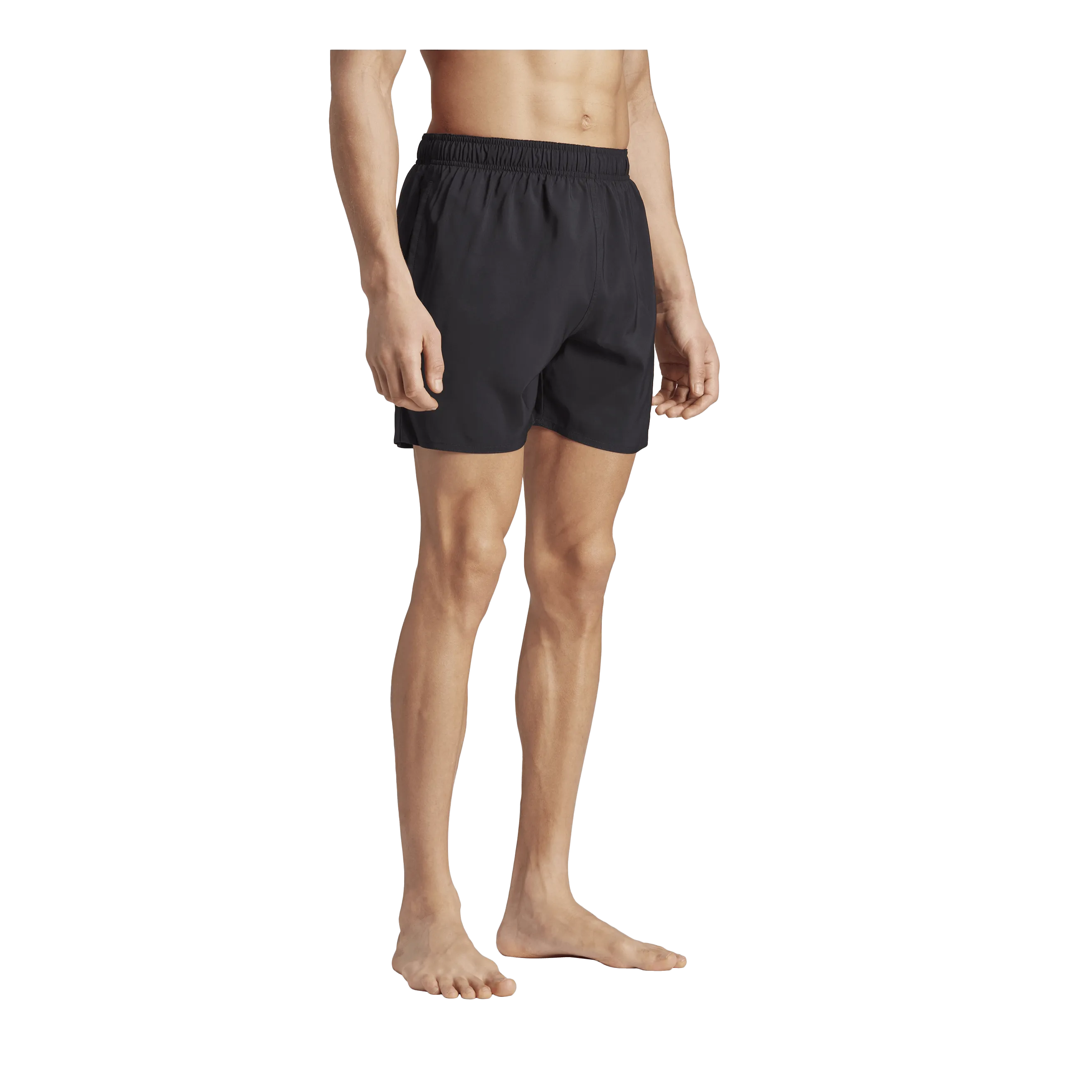 ADIDAS SOLID CLX SHORTLENGTH SWIM SHORTS BLACK / LUCID LEMON