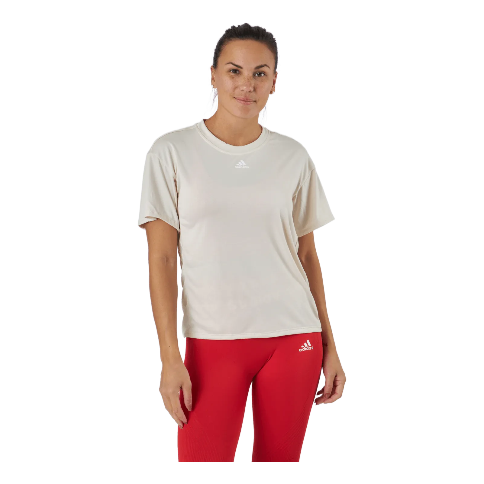 Adidas Training 3S Aeroready Tee Wonder White