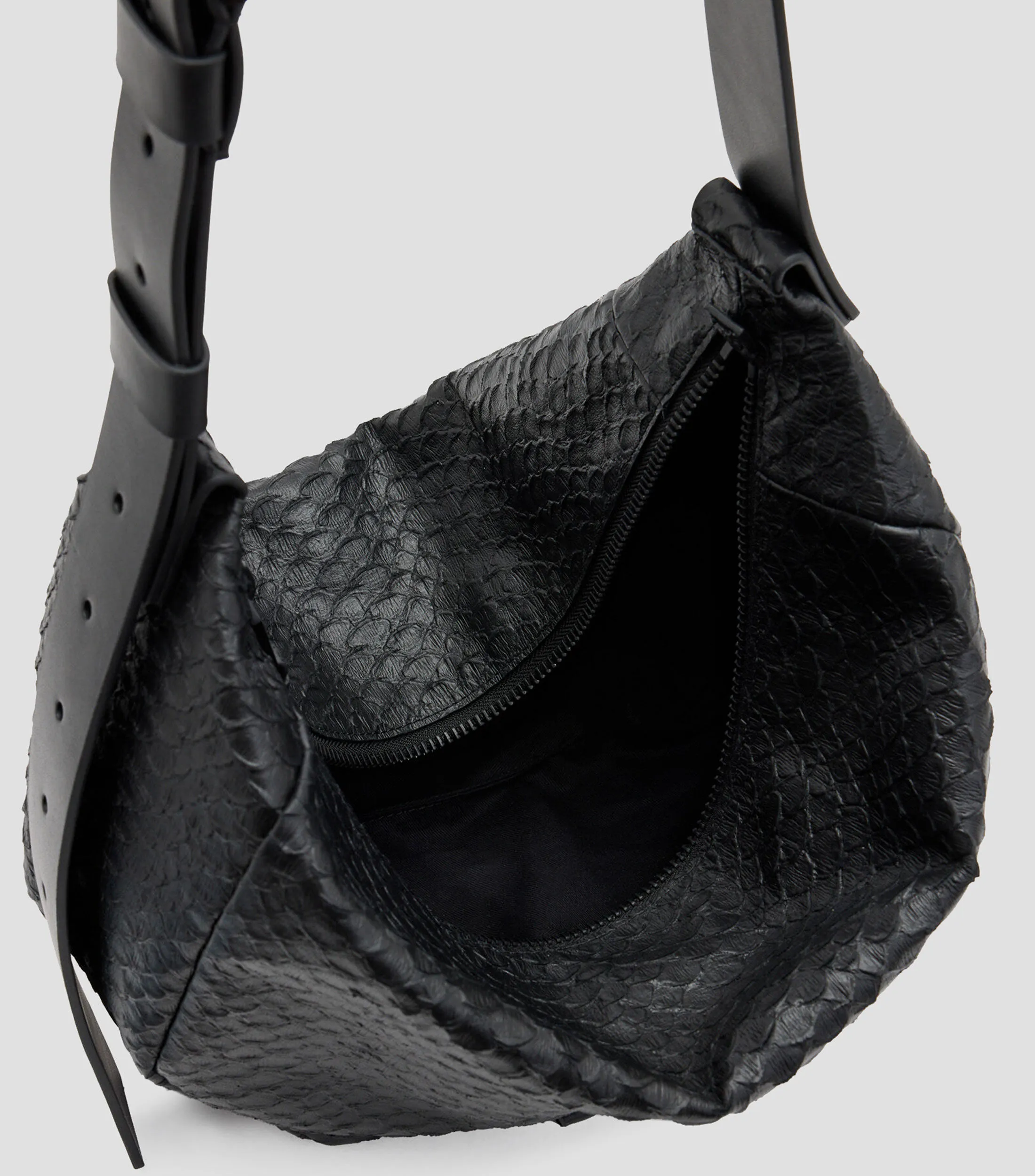 AllSaints Bolso Shoulder texturizado Mujer