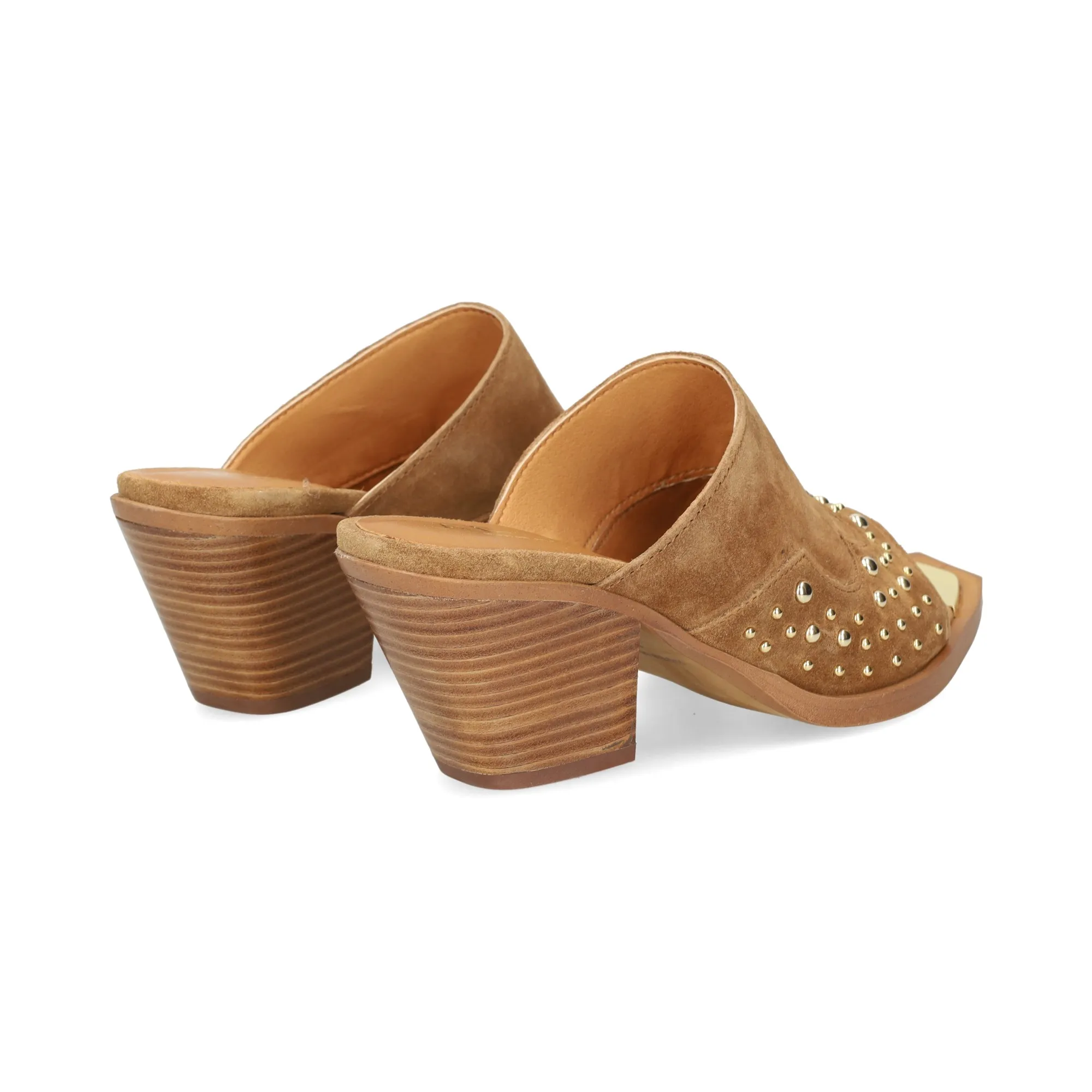 ALPE Sandalias con tacón de Mujer 01 CUERO
