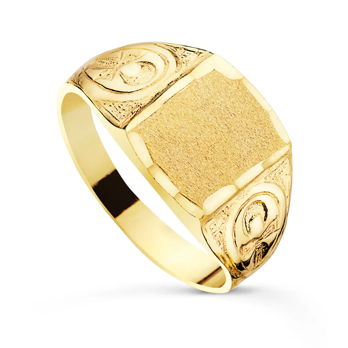 Anillo Oro Sello de Hombre