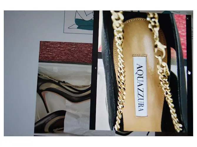 Aquazzura Zapatos de tacón Negro 