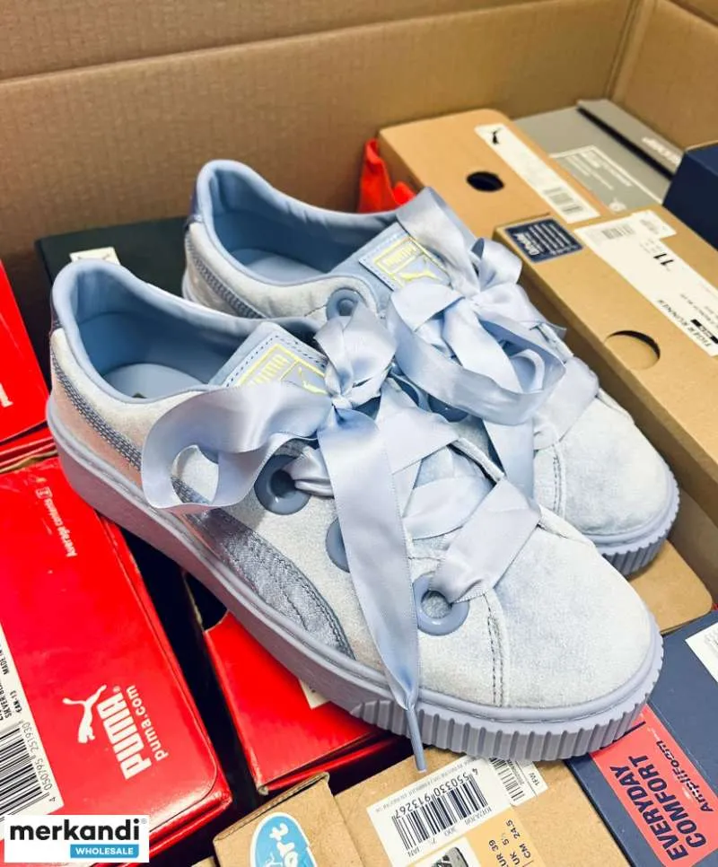 ASICS y PUMA: ¡una mezcla de calzado! ¡Zapatos deportivos en paquetes!