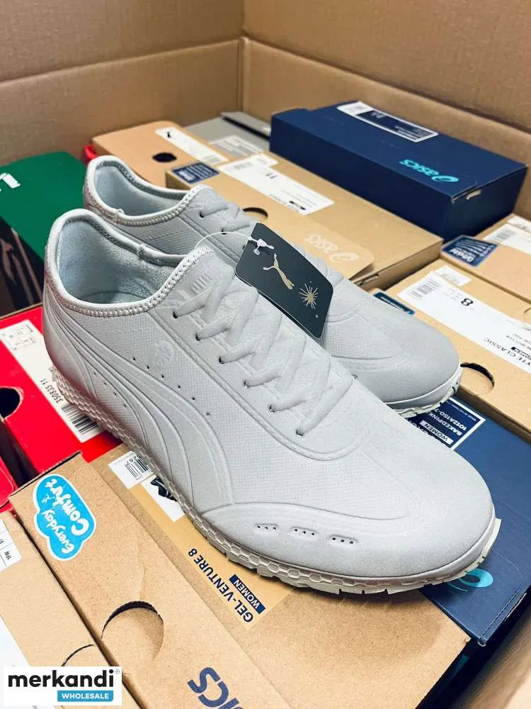 ASICS y PUMA: ¡una mezcla de calzado! ¡Zapatos deportivos en paquetes!