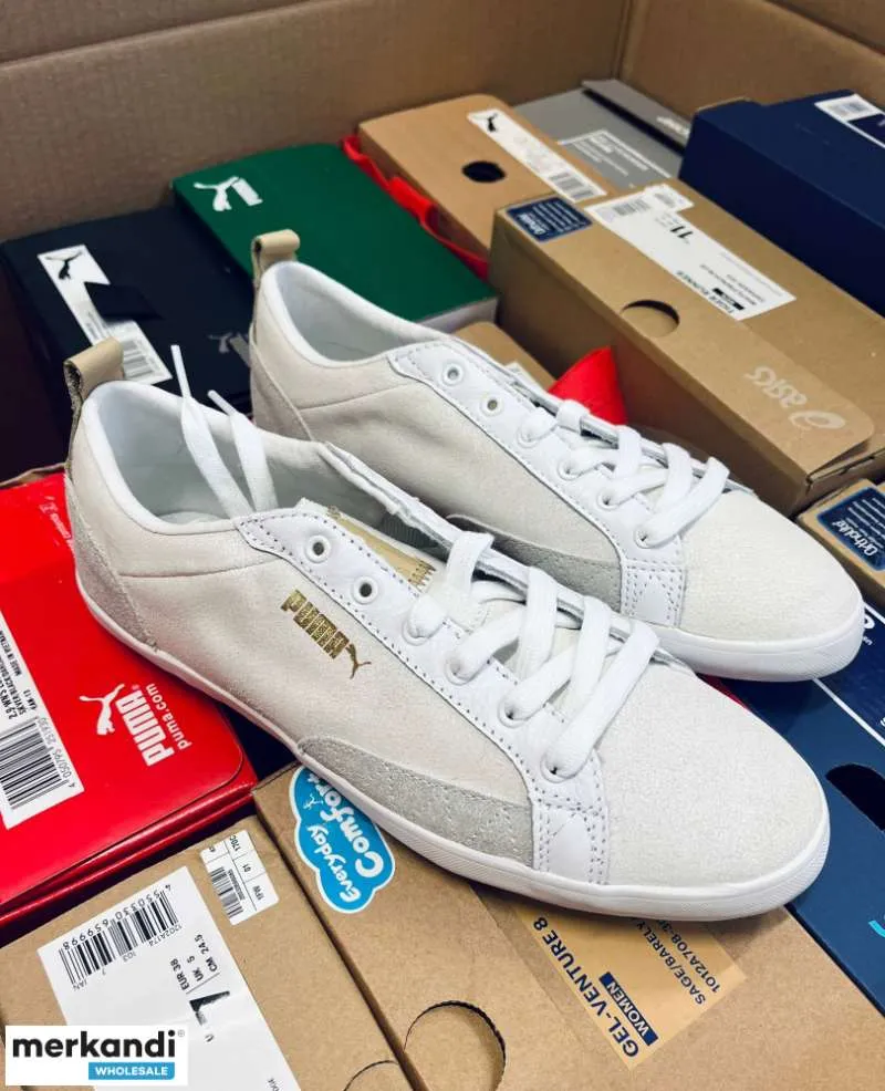 ASICS y PUMA: ¡una mezcla de calzado! ¡Zapatos deportivos en paquetes!