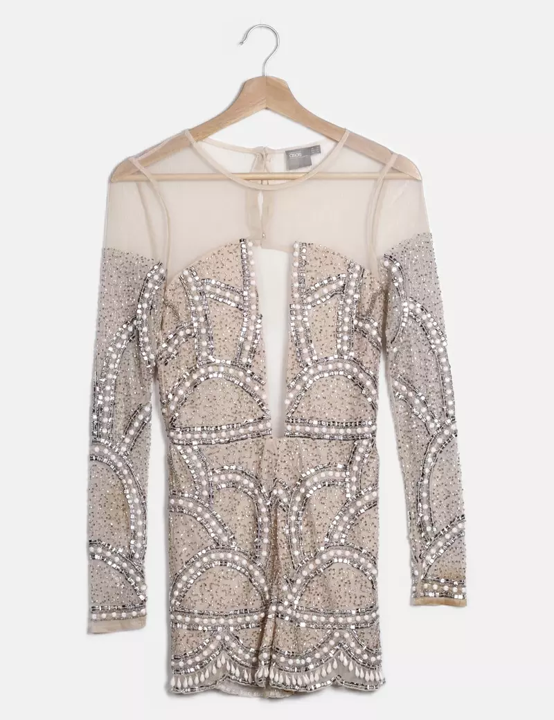 Asos Vestido formal glitter