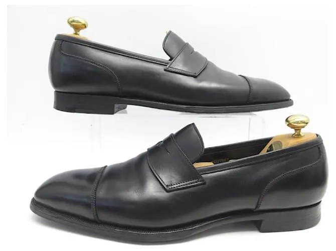 Autre Marque CROCKETT & JONES SCOTNEY 9E 43 ZAPATOS DE CUERO NEGRO 