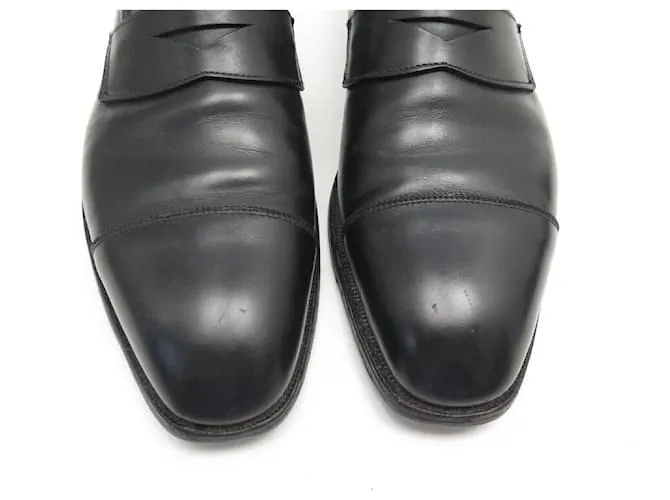 Autre Marque CROCKETT & JONES SCOTNEY 9E 43 ZAPATOS DE CUERO NEGRO 