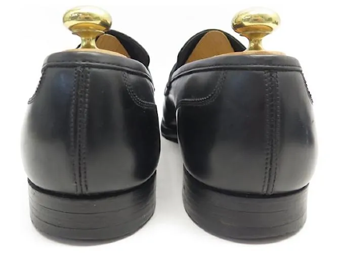 Autre Marque CROCKETT & JONES SCOTNEY 9E 43 ZAPATOS DE CUERO NEGRO 