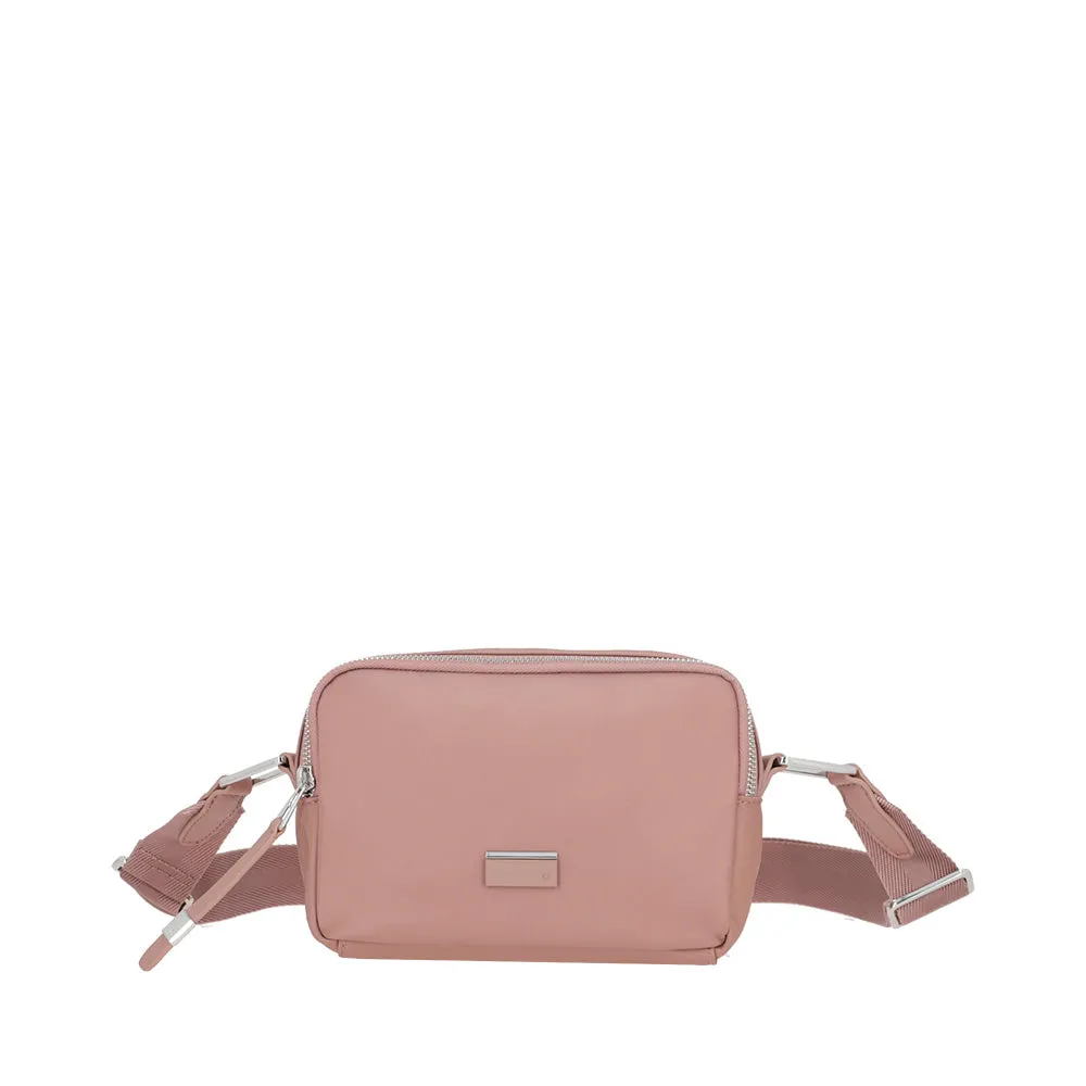 BANDOLERA BEHER ANTIQUE PINK XS