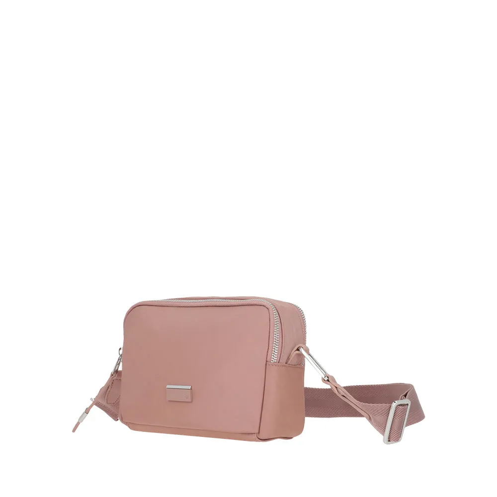 BANDOLERA BEHER ANTIQUE PINK XS
