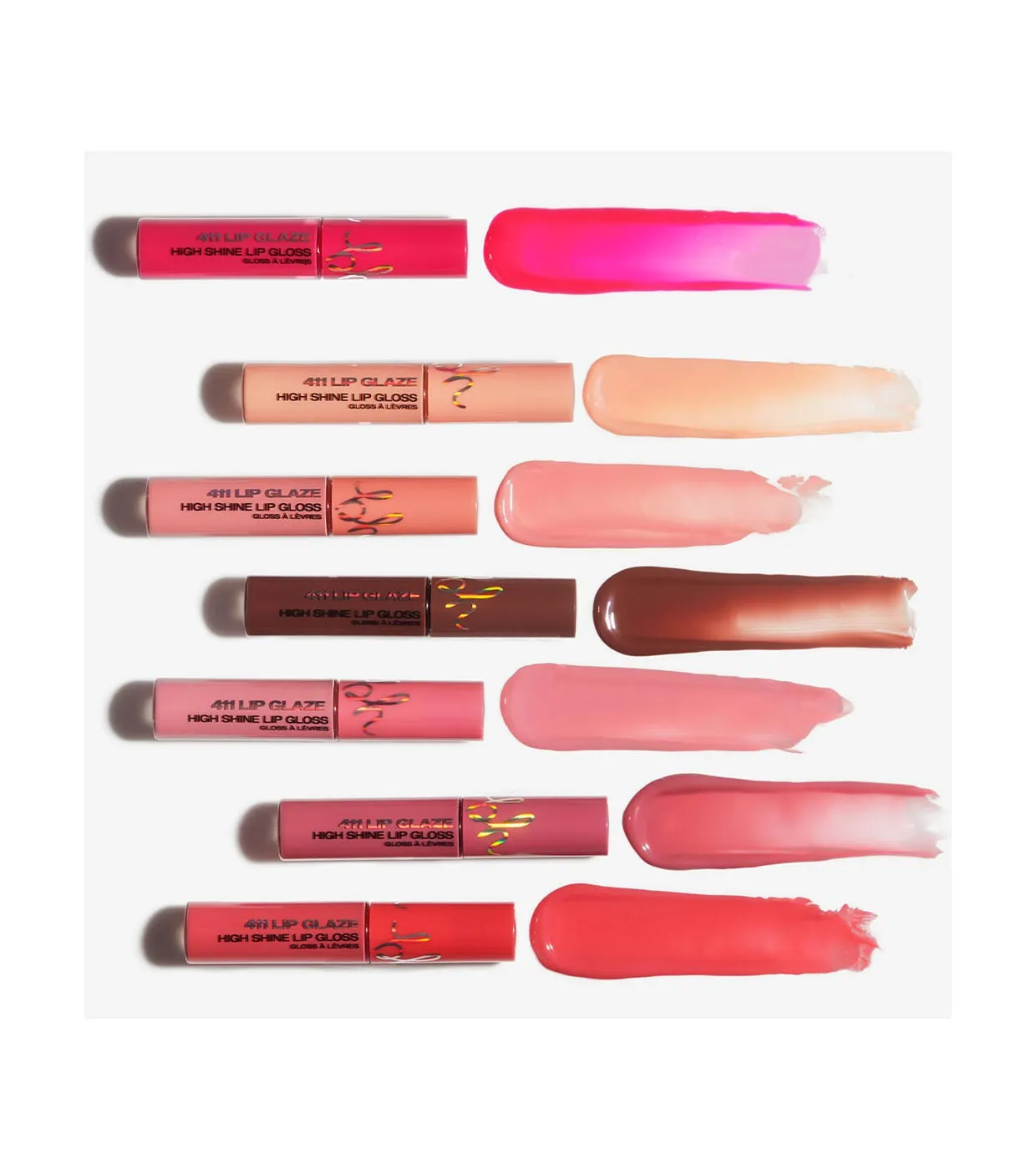 BH COSMETICS  BRILLO DE LABIOS 411 LIP GLAZE HIGH SHINE  SECRET