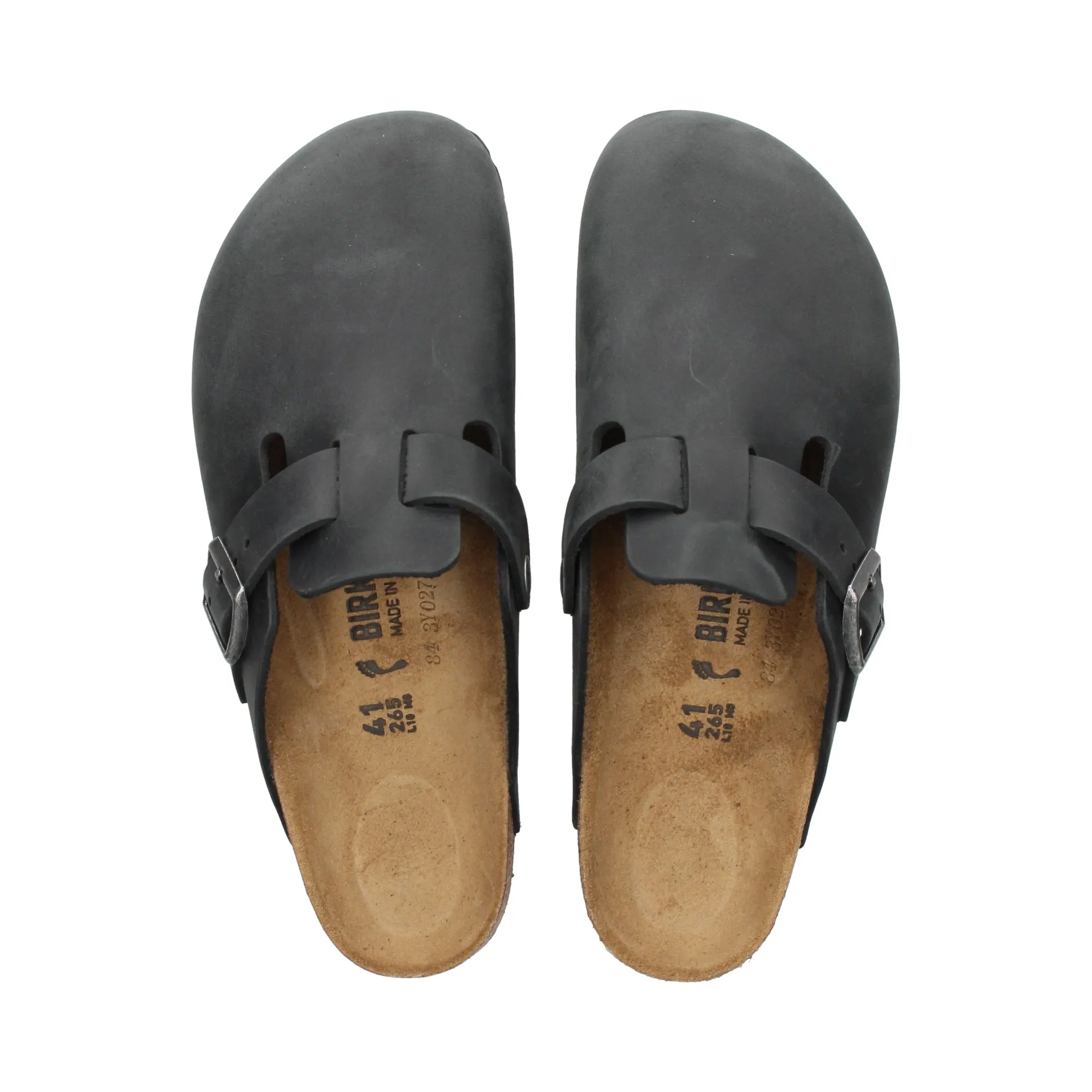 BIRKENSTOCK Zuecos de hombre NEGRO