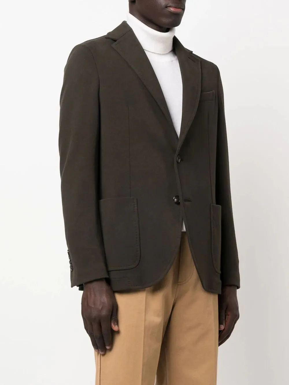 BLAZER ALGODN BOLSILLOS CHOCOLATE
