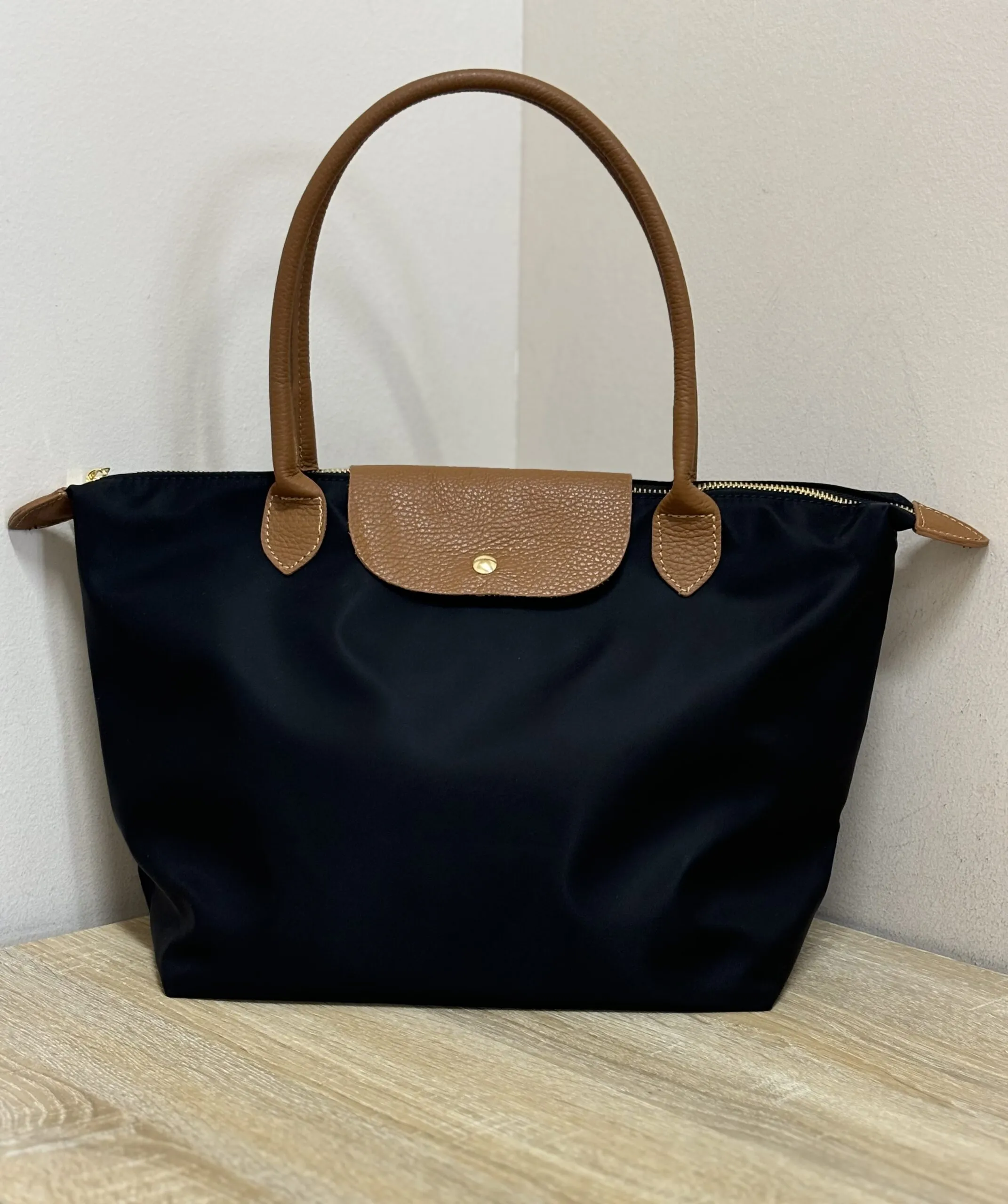 Bolso Longchi Loneta Negro