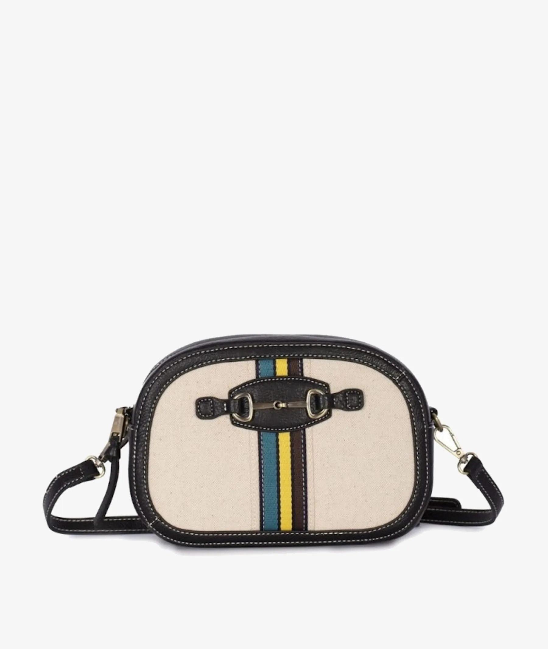 BOLSO TEXTIL MARTINA K 2327000101 EN NEGRO  MEDIDAS 25 X 17 X 7 CTMS