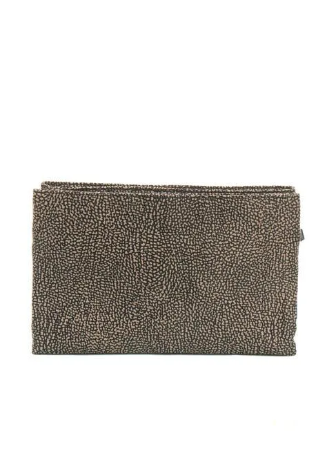 BORBONESE L'ECOLE NYLON Bolso bandolera con tres compartimentos