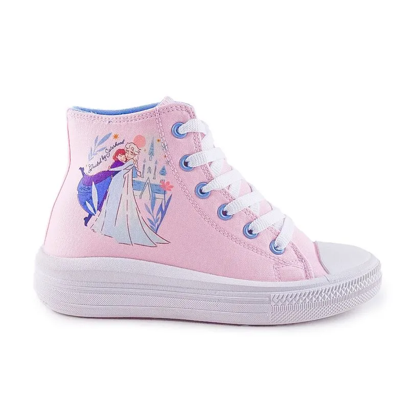 BOTA DEPORTIVA PARA NIÑA DISNEY FROZEN ANNA Y ELSA PINK