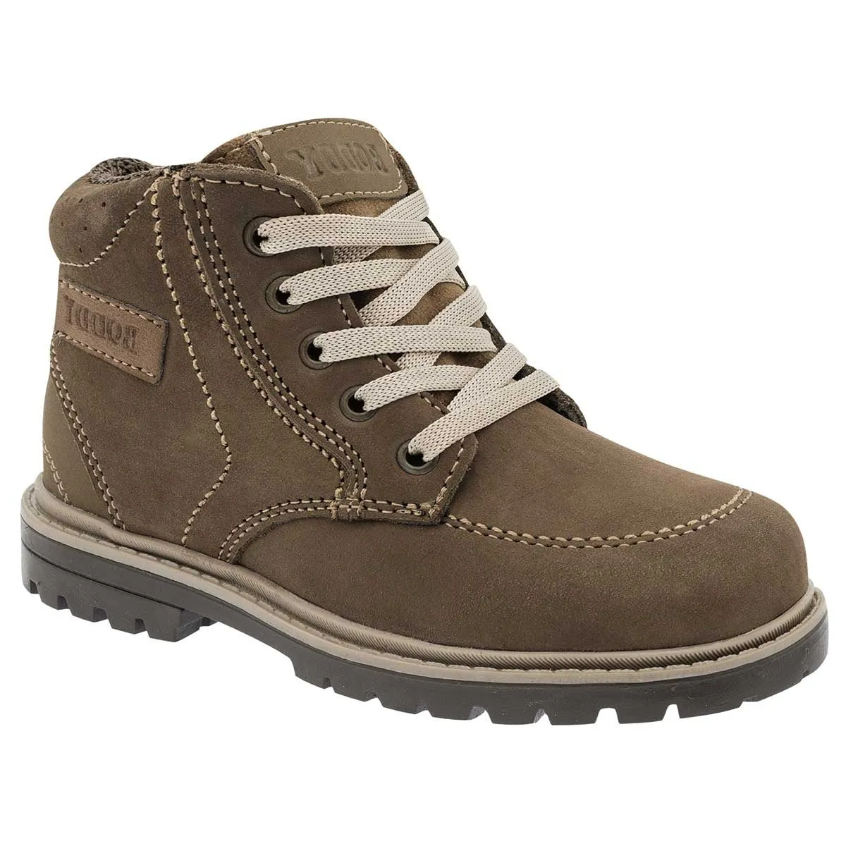 Botas Exterior Piel Color Olivo Para Niño De RBCOLLECTION
