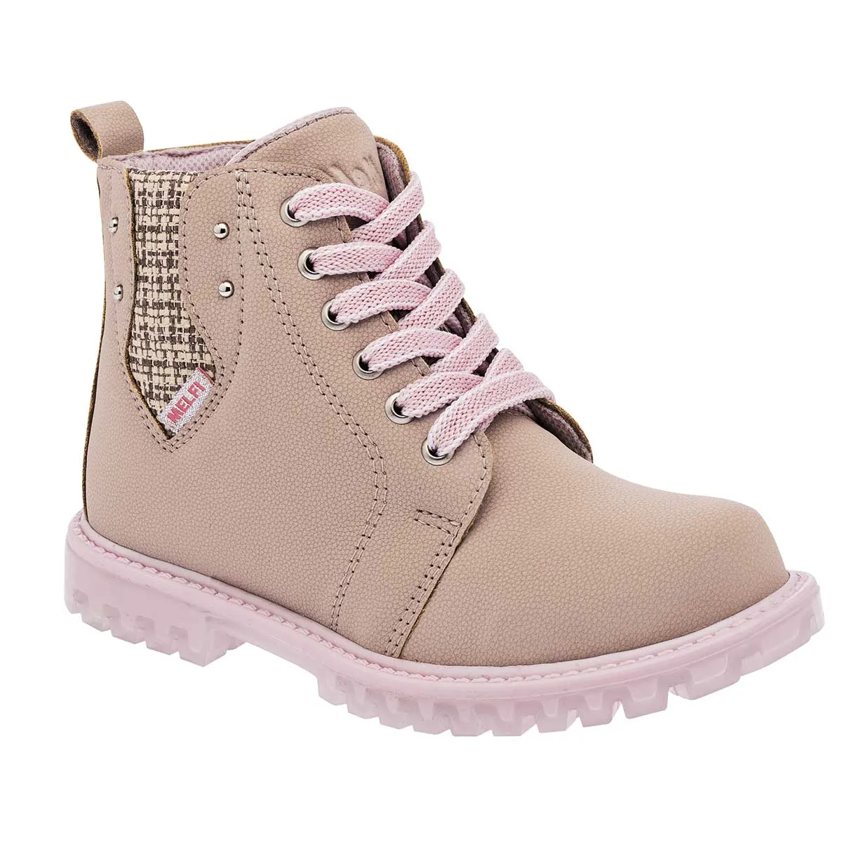 Botas Exterior Sintético Color Beige Para Niña De Melfi Kid's