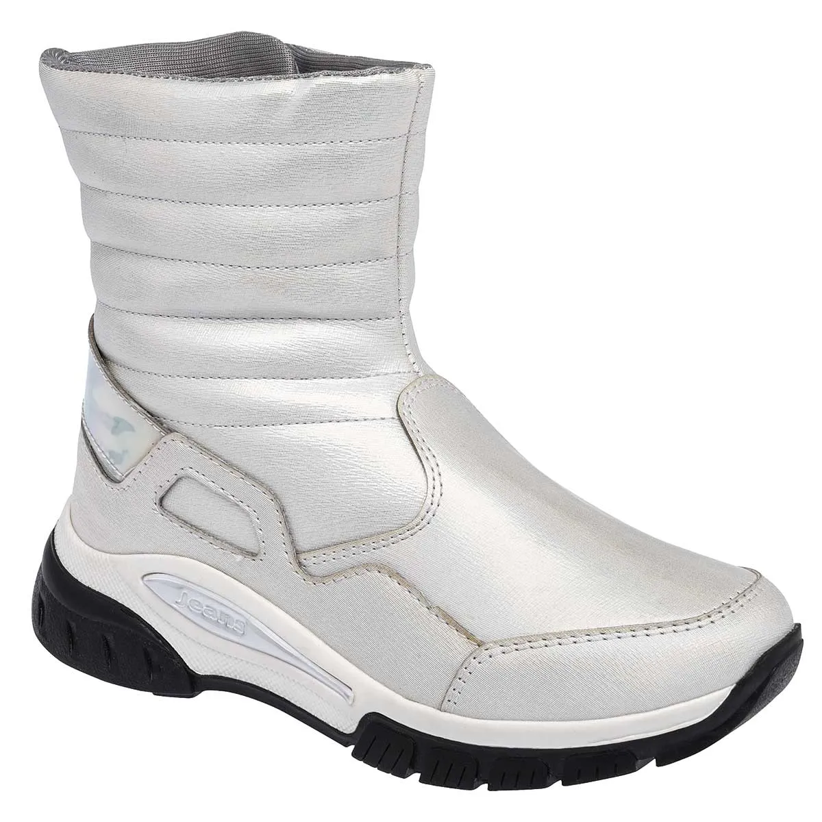 Botas Exterior Sintético Color Blanco Nacar Para Niña De Jeans Shoes