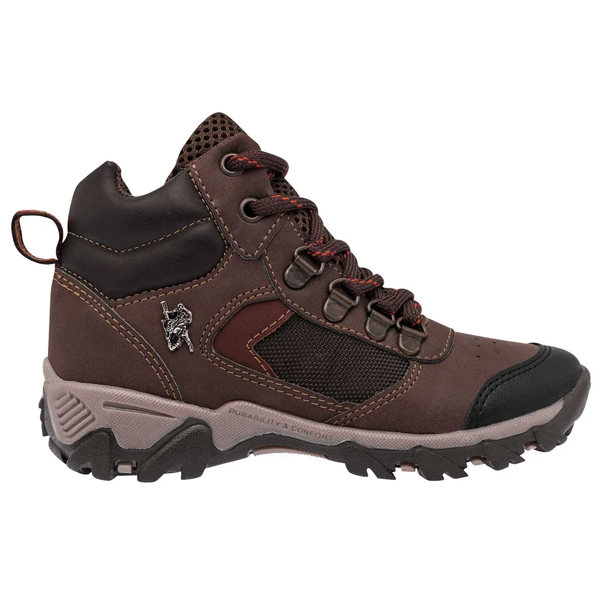 Botas Exterior Sintético Color Café Para Niño De American Polo