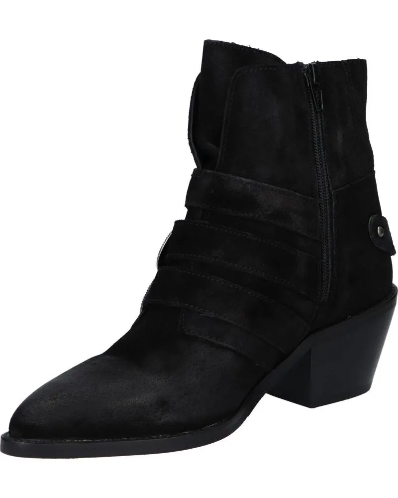 Botines de Mujer PEPE JEANS PLS50392 WESTERN W BUCKLE 999 BLACK