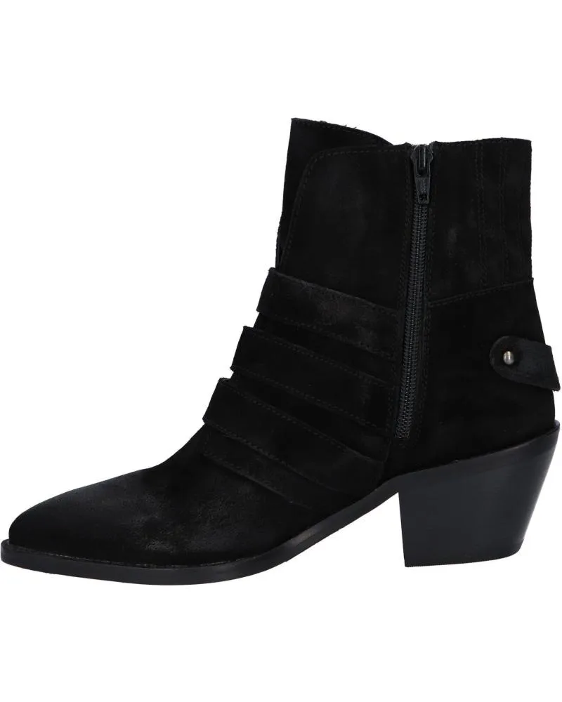 Botines de Mujer PEPE JEANS PLS50392 WESTERN W BUCKLE 999 BLACK