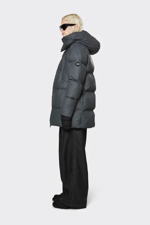 BOXY PUFFER PARKA SLATE