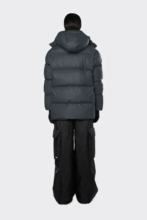 BOXY PUFFER PARKA SLATE