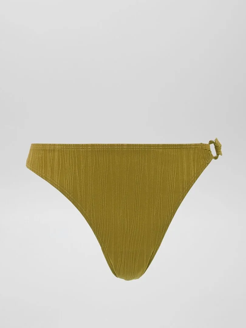 BRAGUITA DE BIKINI BRASILEñA CON CORTE ALTO 'SANS COMPLEXE'  VERDE