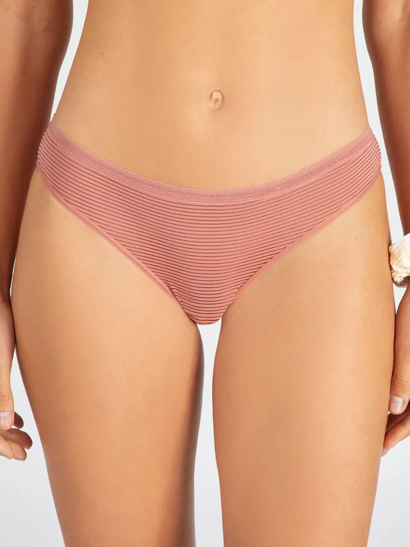 BRAGUITA DE MICROFIBRA  ROSA