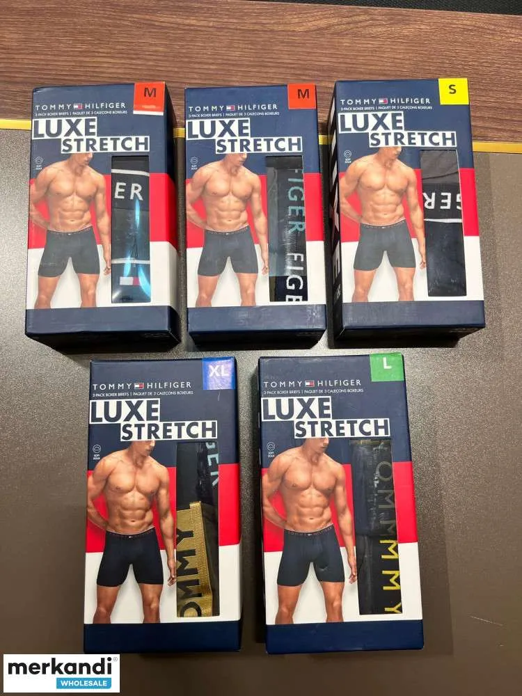 Bóxers Tommy Hilfiger Hombre (3 paquetes). ¡Ofertas de stock de ropa interior! Oferta de venta de súper descuento. ¡¡¡Apurarse!!
