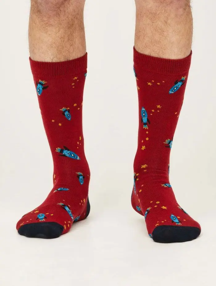 Calcetines frikis de bambú y algodón orgánico. Pack de 4
