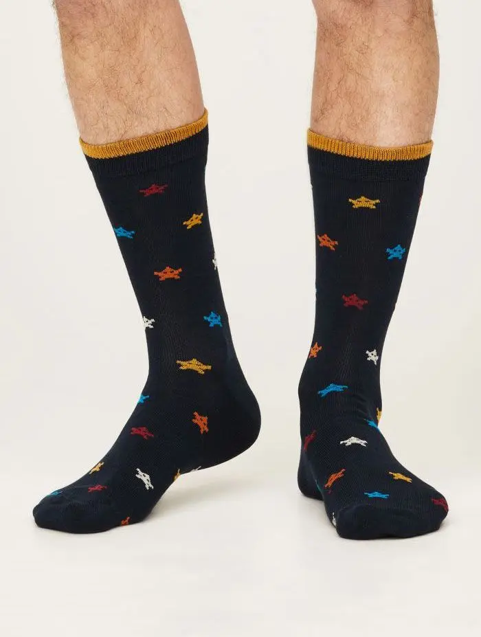 Calcetines frikis de bambú y algodón orgánico. Pack de 4